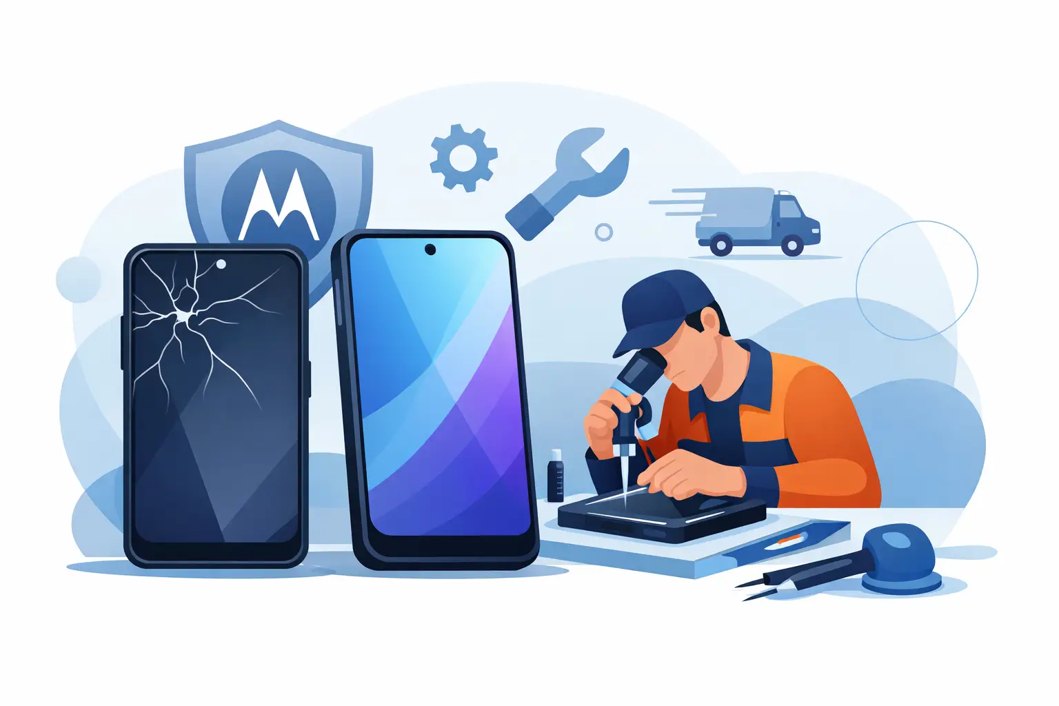 Motorola Screen Repair Service Options